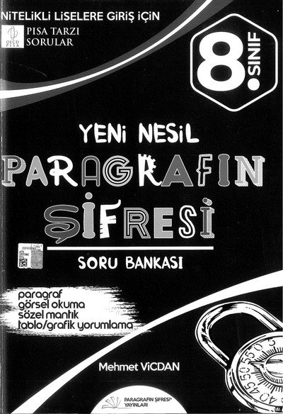 YENİ NESİL PARAGRAFIN ŞİFRESİ SORU BANKASI