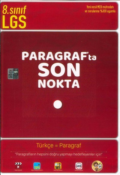 LGS PARAGRAF'TA SON NOKTA TÜRKÇE = PARAGRAF