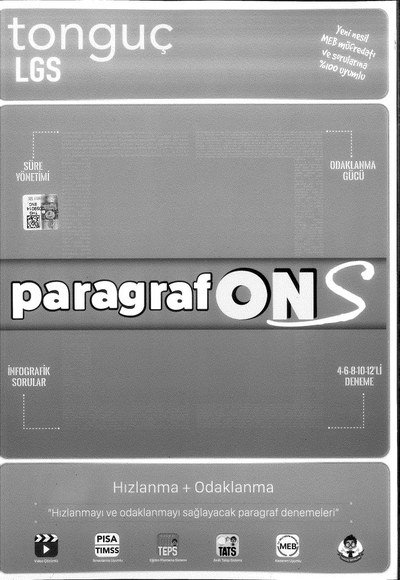 LGS PARAGRAF ON HIZLANMA ODAKLANMA DENEME SegaCopy Fotokopi Merkezi