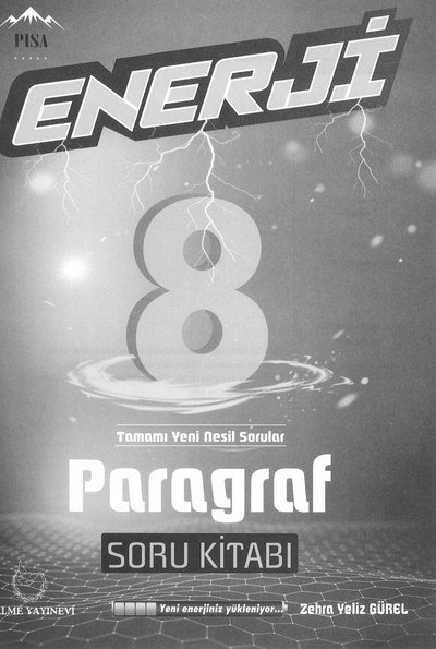 ENERJİ PARAGRAF SORU KİTABI SegaCopy Fotokopi Merkezi