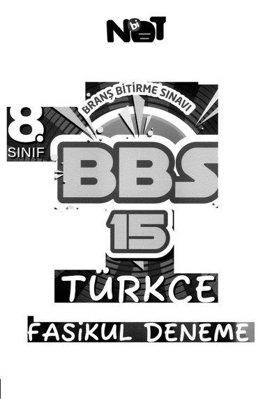 BRANŞ BİTİRME SINAVI BBS 15 TÜRKÇE FASİKÜL DENEME SegaCopy Fotokopi Merkezi