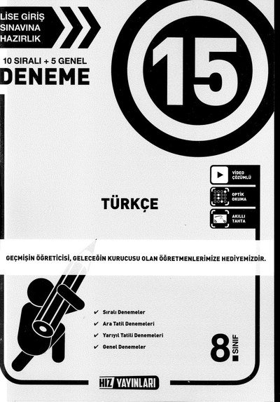 15 DENEME TÜRKÇE SegaCopy Fotokopi Merkezi