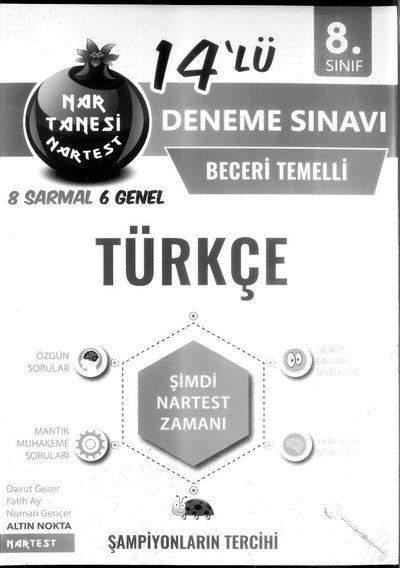 14'LÜ DENEME SINAVI BECERİ TEMELLİ TÜRKÇE SegaCopy Fotokopi Merkezi