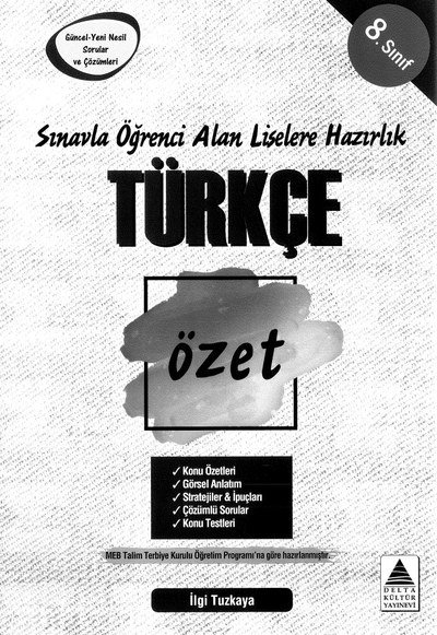 TÜRKÇE ÖZET GÜNCEL YENİ NESİL SORULAR VE ÇÖZÜMLERİ SegaCopy Fotokopi Merkezi