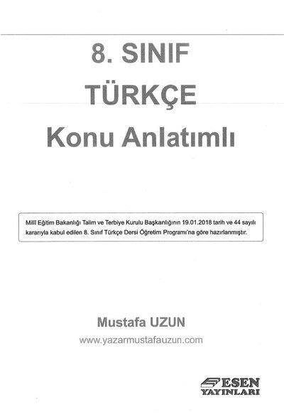 TÜRKÇE KONU ANLATIMLI