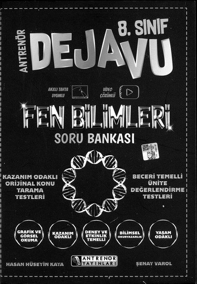 ANTRENÖR DEJAVU FEN BİLİMLERİ SORU BANKASI SegaCopy Fotokopi Merkezi