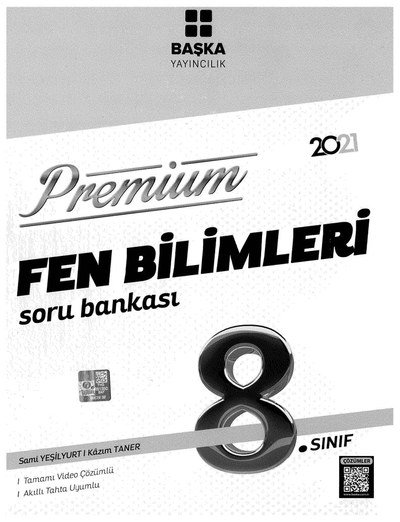 PREMIUM FEN BİLİMLERİ SORU BANKASI SegaCopy Fotokopi Merkezi