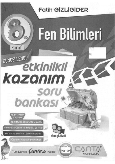 FEN BİLİMLERİ ETKİNLİKLİ KAZANIM SORU BANKASI SegaCopy Fotokopi Merkezi