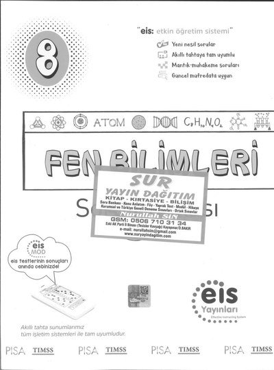 FEN BİLİMLERİ SORU BANKASI SegaCopy Fotokopi Merkezi