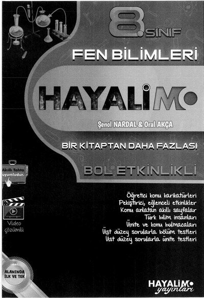 HAYALİM FEN BİLİMLERİ BOL ETKİNLİKLİ SegaCopy Fotokopi Merkezi