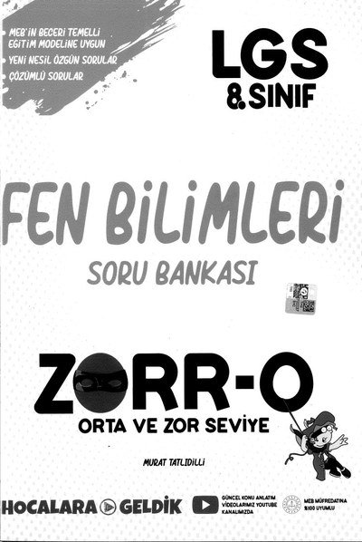 FEN BİLİMLERİ SORU BANKASI ZORR-O