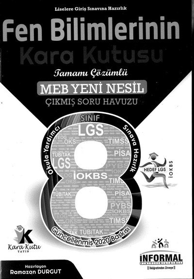 FEN BİLİMLERİNİN YENİ NESİL ÇIKMIŞ SORU HAVUZU SegaCopy Fotokopi Merkezi