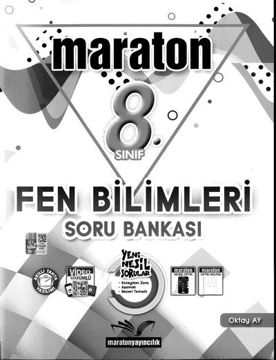 MARATON FEN BİLİMLERİ SORU BANKASI SegaCopy Fotokopi Merkezi