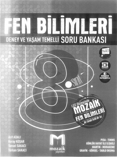 FEN BİLİMLERİ DENEY VE YAŞAM TEMELLİ SORU BANKASI SegaCopy Fotokopi Merkezi