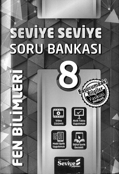 SEVİYE SEVİYE SORU BANKASI FEN BİLİMLERİ SegaCopy Fotokopi Merkezi