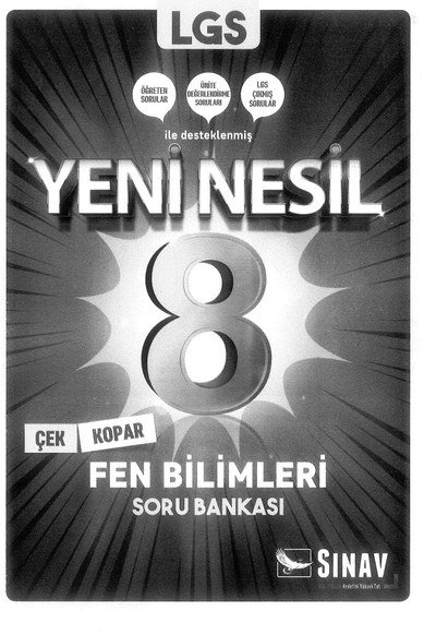 LGS YENİ NESİL FEN BİLİMLERİ SORU BANKASI
