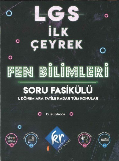 LGS İLK ÇEYREK FEN BİLİMLERİ SORU FASİKÜLÜ SegaCopy Fotokopi Merkezi