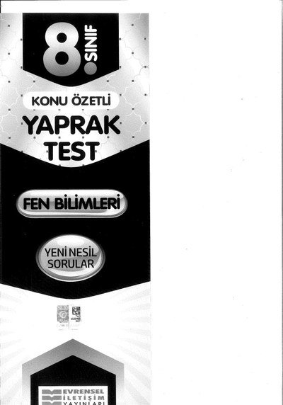 KONU ÖZETLİ YAPRAK TEST FEN BİLİMLERİ SegaCopy Fotokopi Merkezi