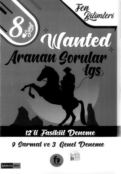 WANTED ARANAN SORULAR LGS 12'Lİ FASİKÜL DENEME SegaCopy Fotokopi Merkezi