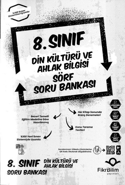 DİN KÜLTÜRÜ VE AHLAK BİLGİSİ SÖRF SORU BANKASI SegaCopy Fotokopi Merkezi