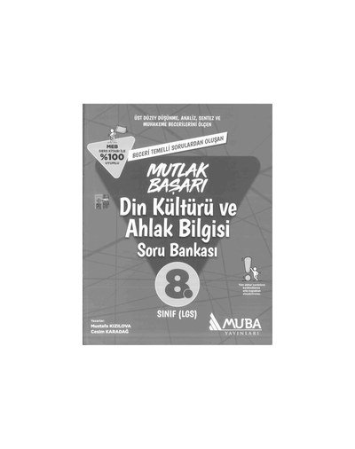 MUTLAK BAŞARI DİN KÜLTÜRÜ VE AHLAK BİLGİSİ SORU BANKASI SegaCopy Fotokopi Merkezi