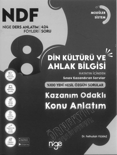 DİN KÜLTÜRÜ VE AHLAK BİLGİSİ KAZANIM ODAKLI KONU ANLATIM