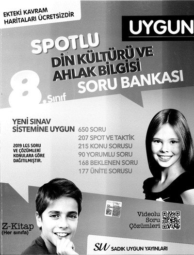 SPOTLU DİN KÜLTÜRÜ VE AHLAK BİLGİSİ SORU BANKASI SegaCopy Fotokopi Merkezi