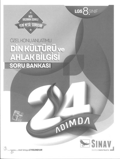 ÖZEL KONU ANLATIMLI DİN KÜLTÜRÜ VE AHLAK BİLGİSİ SORU BANKASI SegaCopy Fotokopi Merkezi