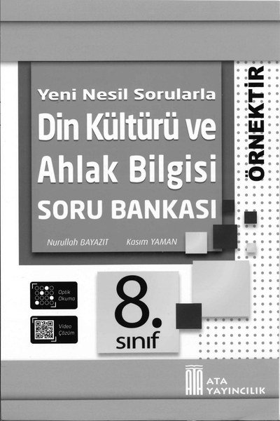 DİN KÜLTÜRÜ VE AHLAK BİLGİSİ SORU BANKASI