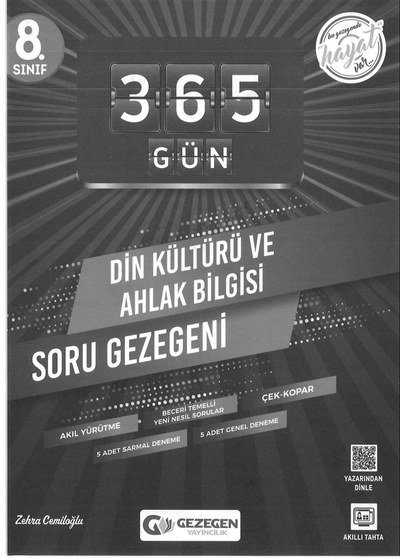 365 GÜN DİN KÜLTÜRÜ VE AHLAK BİLGİSİ SORU GEZEGENİ SegaCopy Fotokopi Merkezi