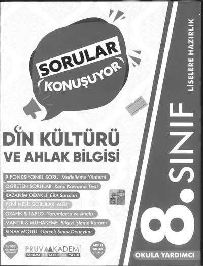 SORULAR KONUŞUYOR DİN KÜLTÜRÜ VE AHLAK BİLGİSİ SegaCopy Fotokopi Merkezi