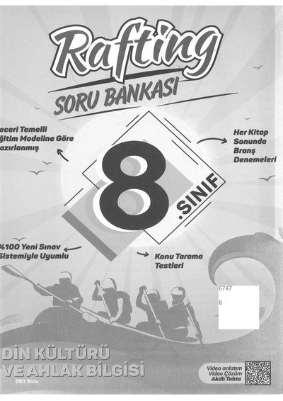 RAFTİNG SORU BANKASI DİN KÜLTÜRÜ VE AHLAK BİLGİSİ