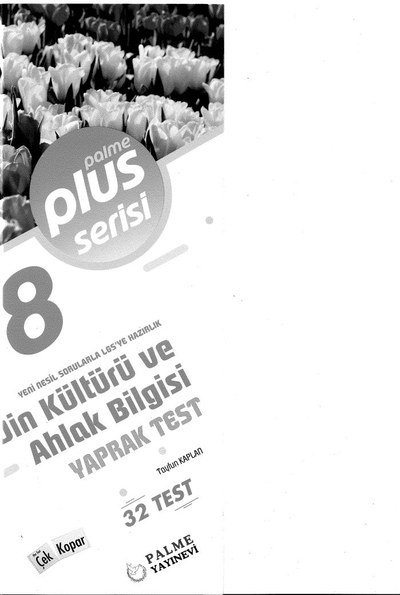 DİN KÜLTÜRÜ VE AHLAK BİLGİSİ YAPRAK TEST SegaCopy Fotokopi Merkezi