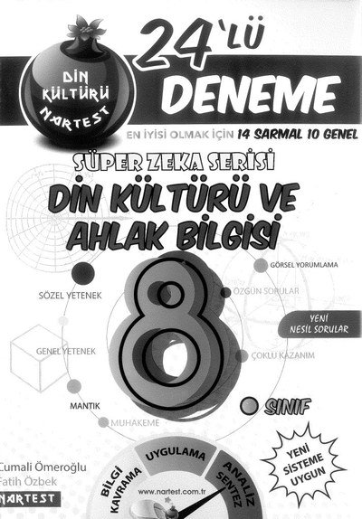 24'LÜ DENEME SÜPER ZEKA SERİSİ DİN KÜLTÜRÜ VE AHLAK BİLGİSİ