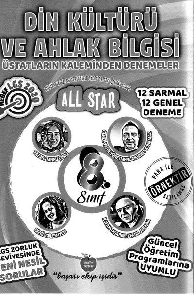 DİN KÜLTÜRÜ VE AHLAK BİLGİSİ ÜSTATLARIN KALEMİNDEN DENEMELER SegaCopy Fotokopi Merkezi