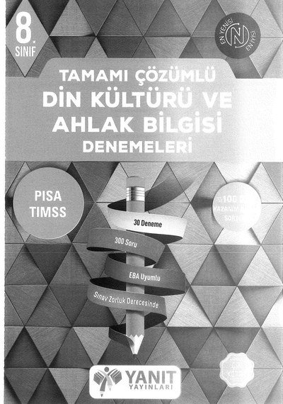 TAMAMI ÇÖZÜMLÜ DİN KÜLTÜRÜ VE AHLAK BİLGİSİ DENEMELERİ SegaCopy Fotokopi Merkezi