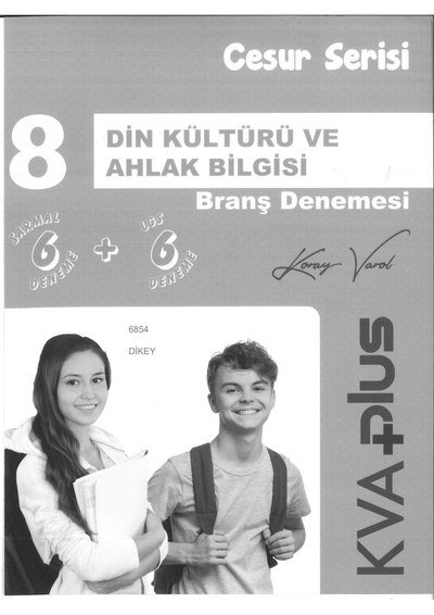 DİN KÜLTÜRÜ VE AHLAK BİLGİSİ BRANŞ DENEMESİ 6+6 CESUR SERİSİ SegaCopy Fotokopi Merkezi