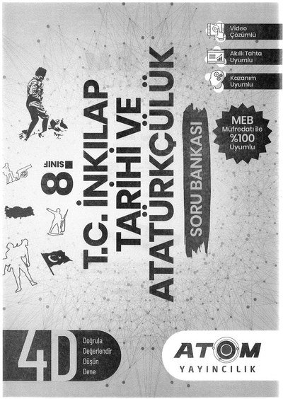 T.C. İNKILAP TARİHİ VE ATATÜRKÇÜLÜK SORU BANKASI SegaCopy Fotokopi Merkezi