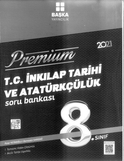 PREMİUM T.C. İNKILAP TARİHİ VE ATATÜRKÇÜLÜK SORU BANKASI SegaCopy Fotokopi Merkezi