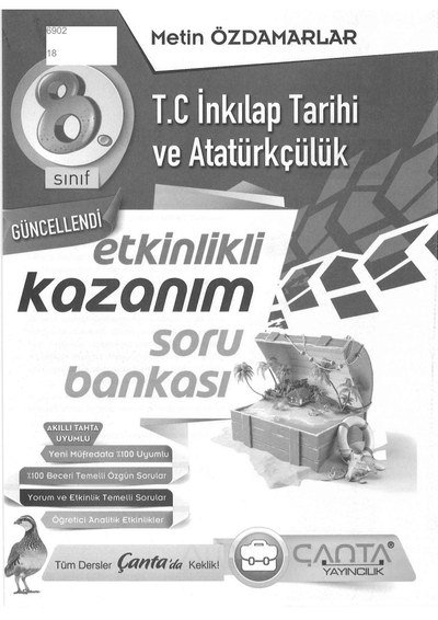 T.C. İNKILAP TARİHİ VE ATATÜRKÇÜLÜK ETKİNLİKLİ KAZANIM SORU BANKASI SegaCopy Fotokopi Merkezi