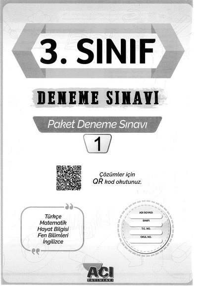 DENEME SINAVI SegaCopy Fotokopi Merkezi