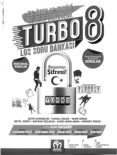 T.C. İNKILAP TARİHİ VE ATATÜRKÇÜLÜK TURBO LGS SORU BANKASI SegaCopy Fotokopi Merkezi