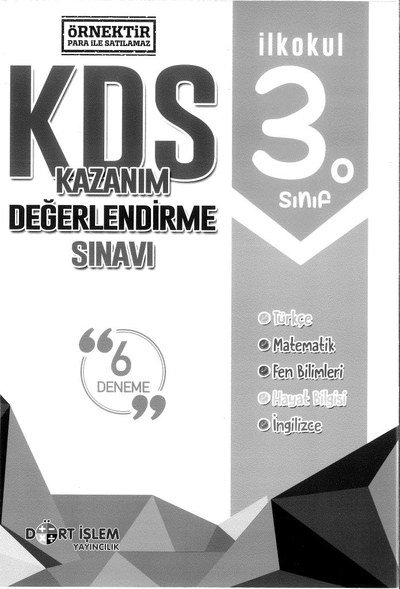 KAZANIM DEĞERLENDİRME SINAVI SegaCopy Fotokopi Merkezi