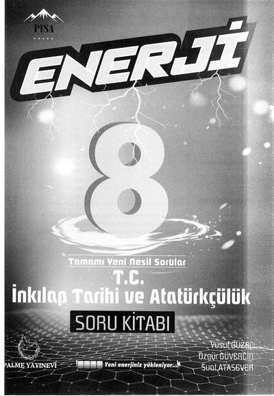 ENERJİ İNKILAP TARİHİ VE ATATÜRKÇÜLÜK SORU KİTABI SegaCopy Fotokopi Merkezi