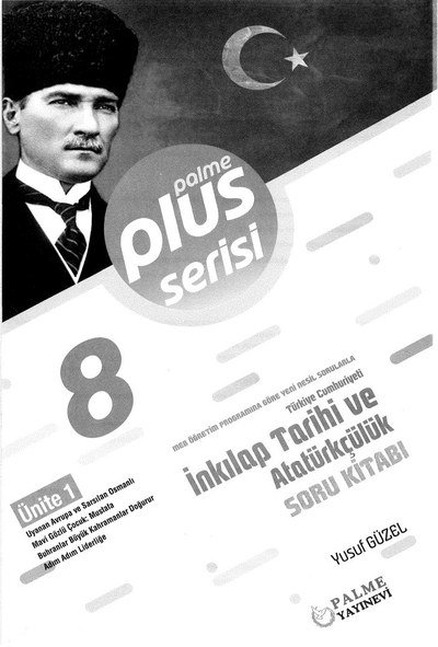 PLUS SERİSİ T.C. İNKILAP TARİHİ VE ATATÜRKÇÜLÜK SORU KİTABI SegaCopy Fotokopi Merkezi