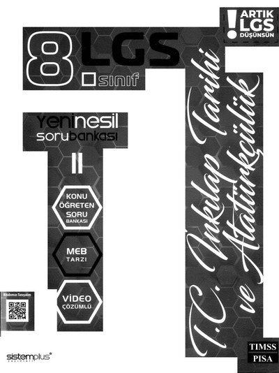 LGS YENİ NESİL SORU BANKASI T.C. İNKILAP TARİHİ VE ATATÜRKÇÜLÜK SegaCopy Fotokopi Merkezi