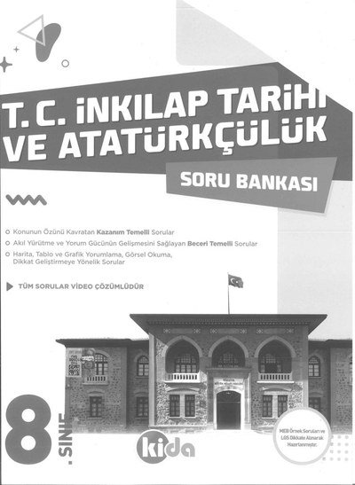T.C. İNKILAP TARİHİ VE ATATÜRKÇÜLÜK SORU BANKASI SegaCopy Fotokopi Merkezi