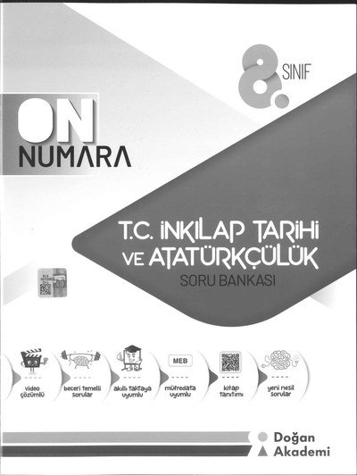 ON NUMARA T.C. İNKILAP TARİHİ VE ATATÜRKÇÜLÜK SORU BANKASI SegaCopy Fotokopi Merkezi