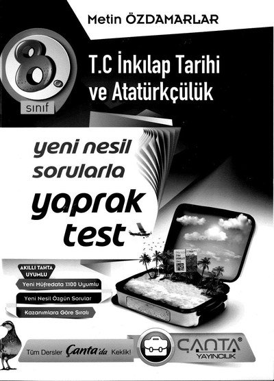 T.C. İNKILAP TARİHİ VE ATATÜRKÇÜLÜK YENİ NESİL SORULARLA YAPRAK TEST
