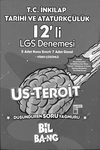 T.C. İNKILAP TARİHİ VE ATATÜRKÇÜLÜK 12'Lİ LGS DENEMESİ SegaCopy Fotokopi Merkezi